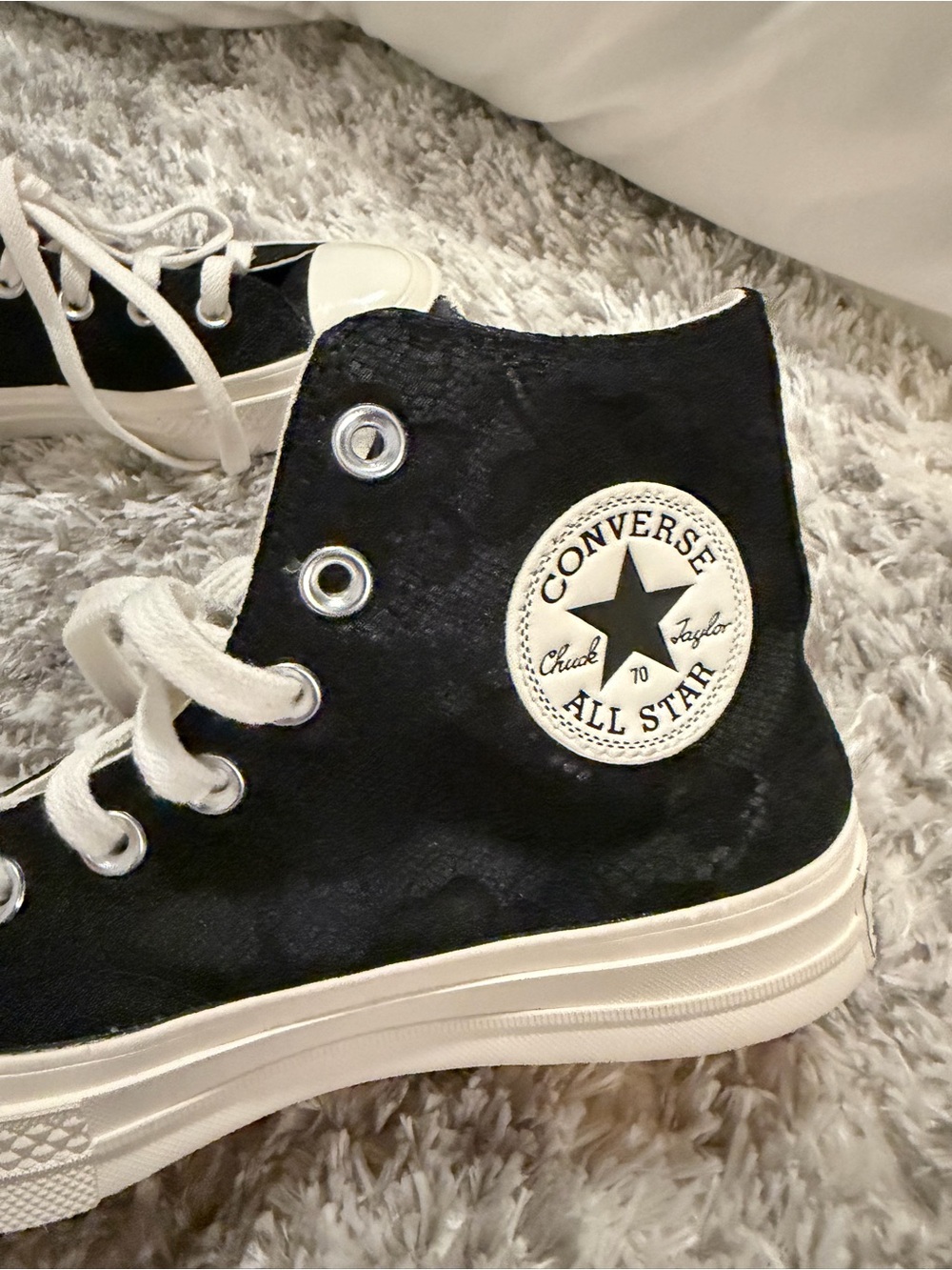 Converse Black High Top All Star Sneakers - Picture 3 of 9